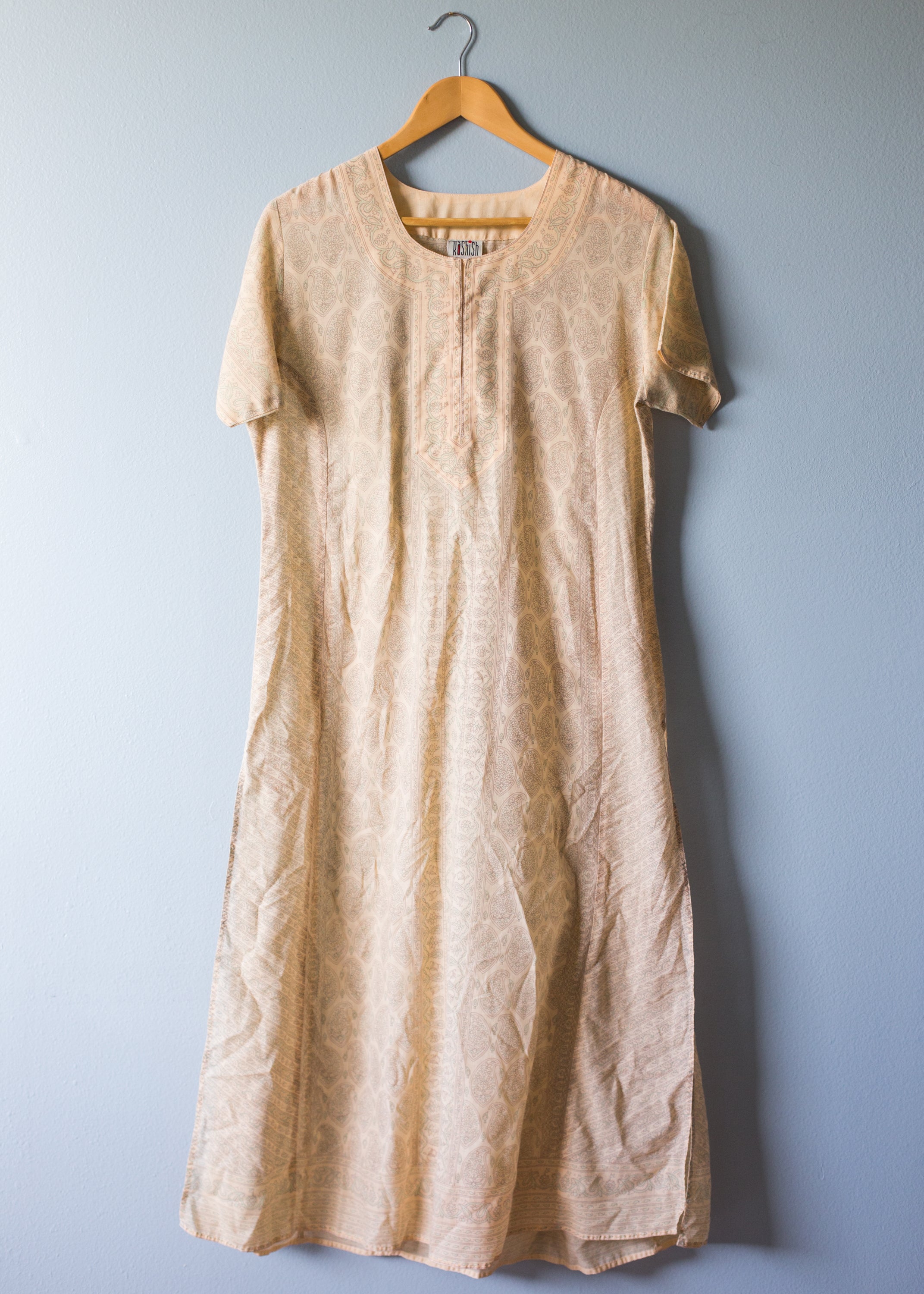 Vintage Indian Patterned Dress